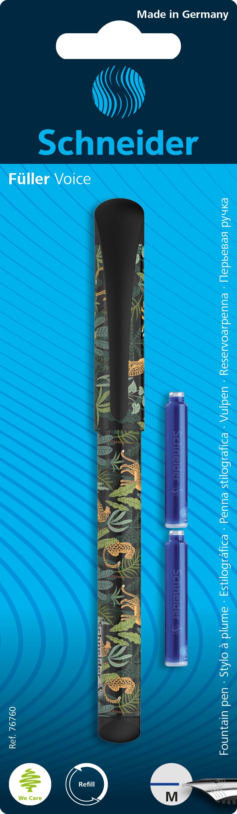 Füllhalter Voice - königsblau, löschbar