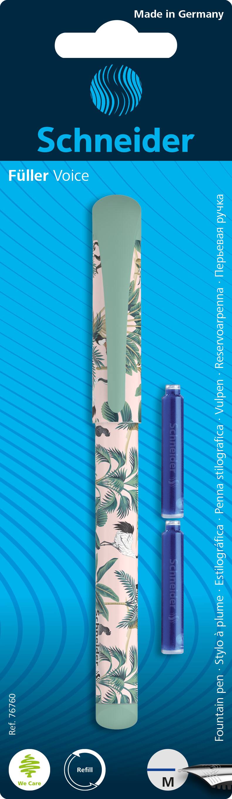 Füllhalter Voice - königsblau, löschbar