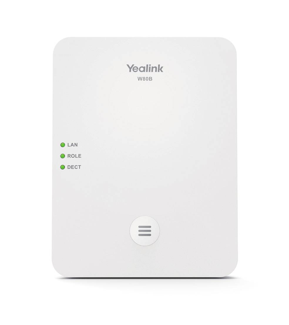 Yealink W80B - Basisstation für schnurloses Telefon/VoIP-Telefon mit Rufnummernanzeige