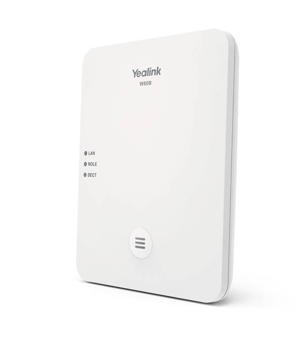 Yealink W80B - Basisstation für schnurloses Telefon/VoIP-Telefon mit Rufnummernanzeige