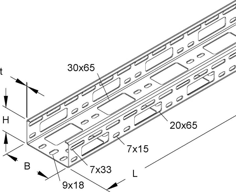 Niedax Verteilerrinne RSV 50.100