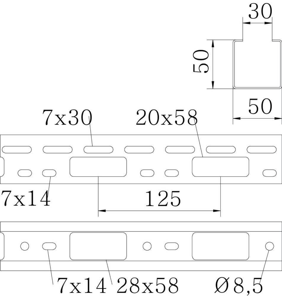 OBO Bettermann AZ-Kleinkanal AZK 050 FS