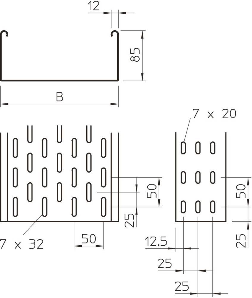 OBO Bettermann Kabelrinne MKS 810 FS