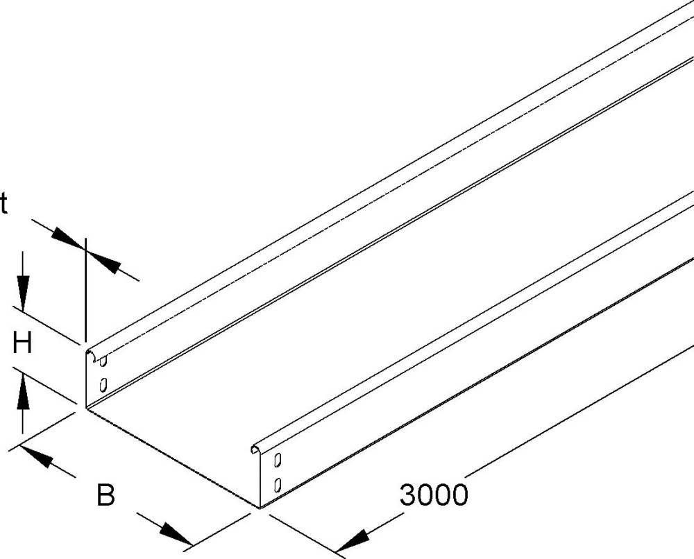 Niedax Kabelrinne RLU 60.100