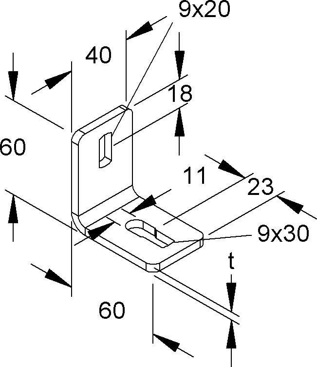 Niedax Wandanschlußwinkel WWU 150/8