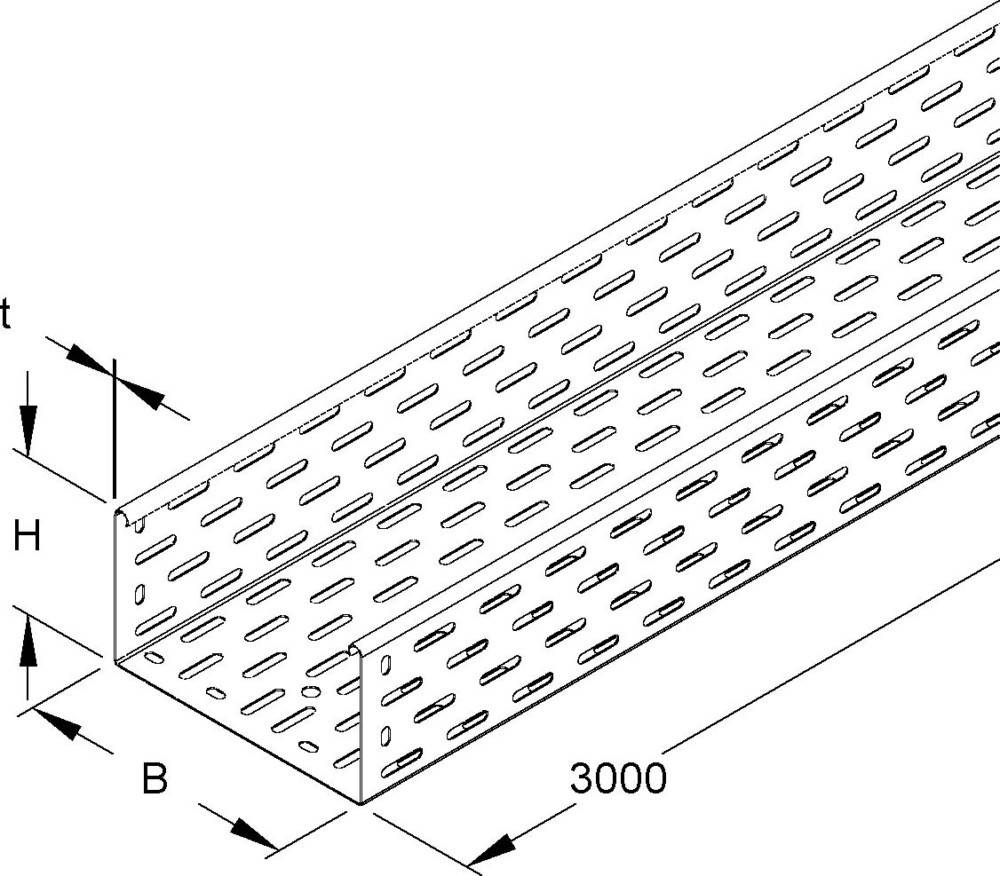 Niedax Kabelrinne RL 110.200