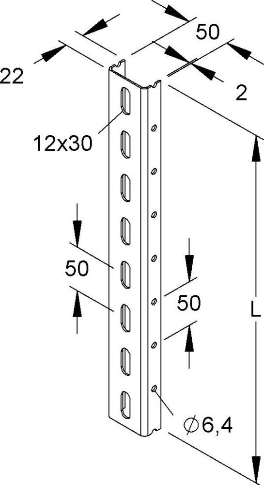 Niedax Profile U 50/700