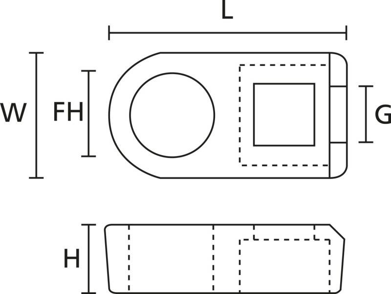 HellermannTyton Befestigungsösen CL8-N66-NA