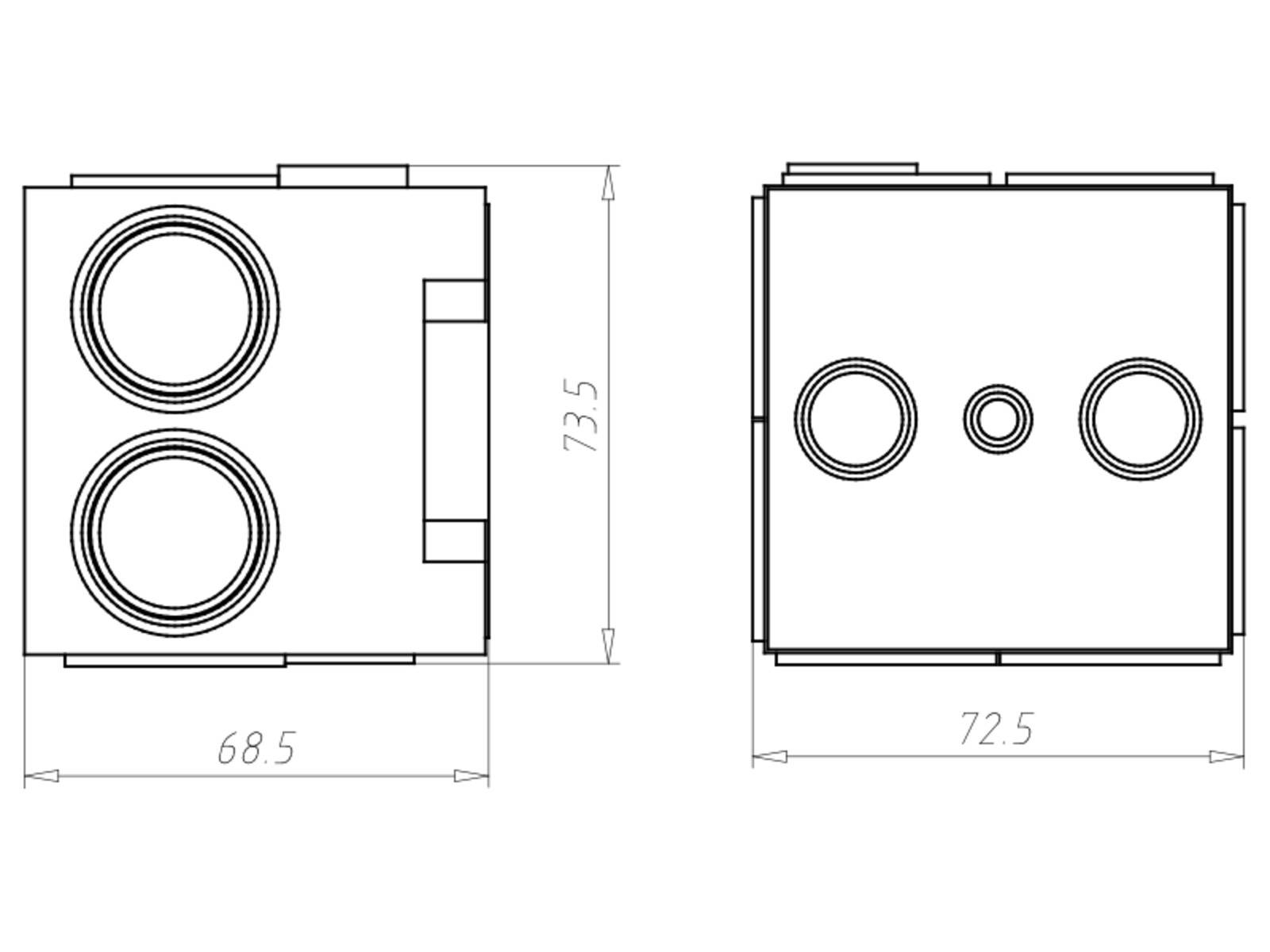 Kaiser Verbindungsdose 1263-60
