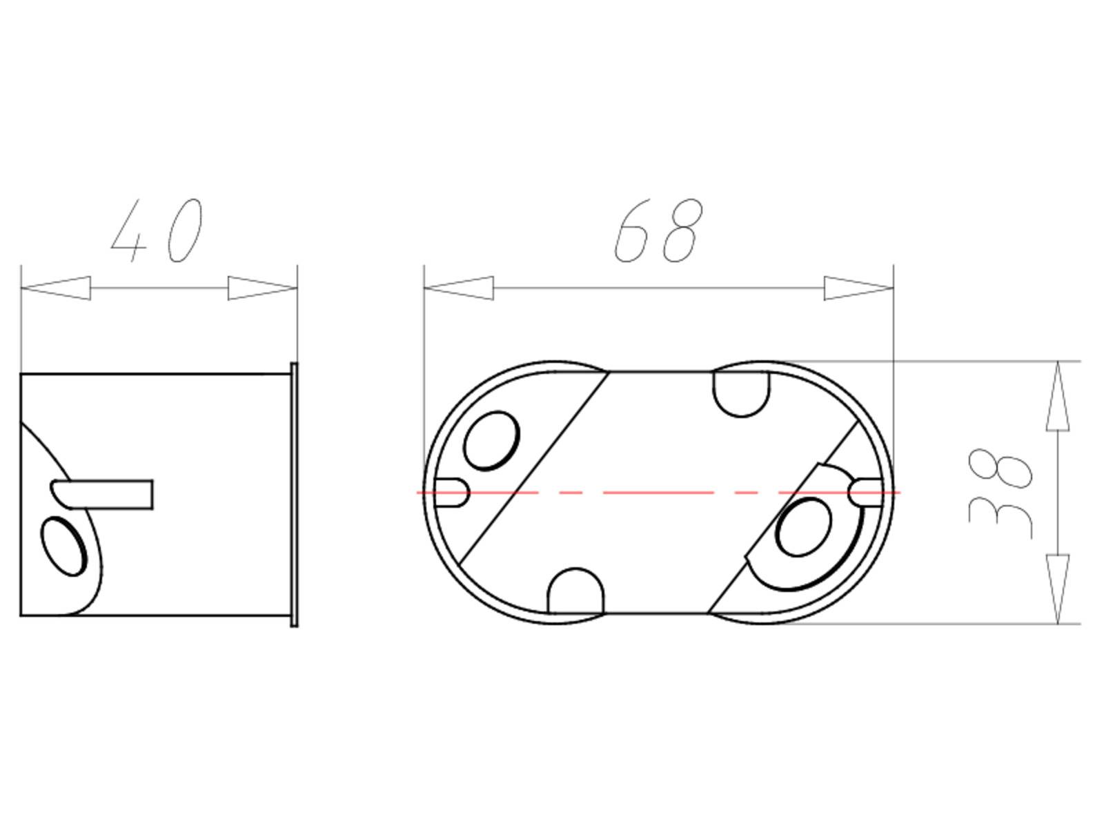 Kaiser Anschlußdose 9148-00