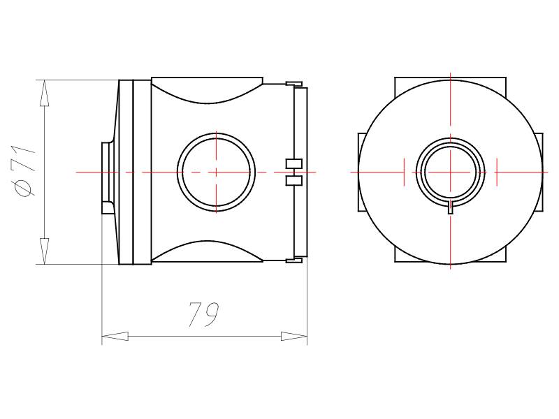 Kaiser Großrohrdose 1260-40