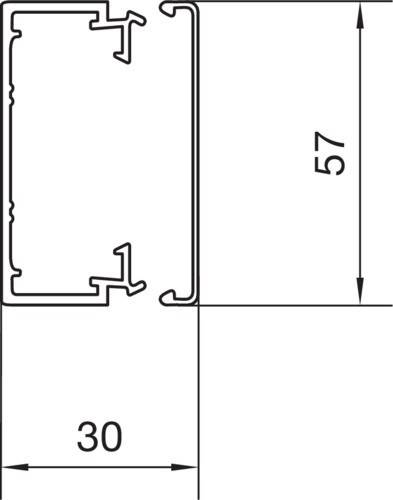 Tehalit Leitungsführungskanal LF 30060 gr