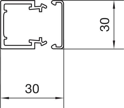 Tehalit Leitungsführungskanal LF 300300 gr