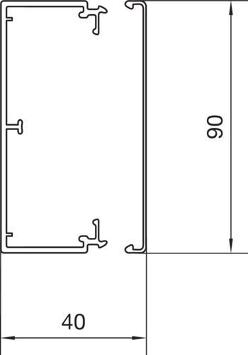 Tehalit Leitungsführungskanal LF 40090 gr