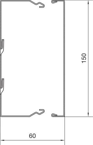 Tehalit Leitungsführungskanal LFS 60150 verz