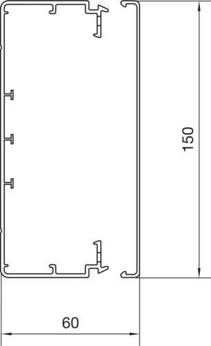 Tehalit Leitungsführungskanal LF 60150 lgr