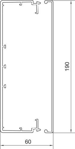 Tehalit Leitungsführungskanal LF 60190 gr