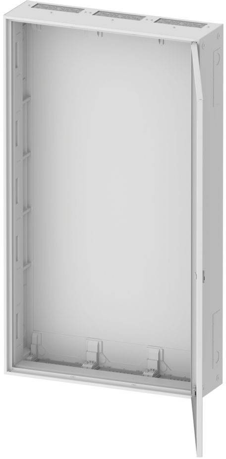 Ein leerer weißer Kühlschrank mit geöffneter Tür, die Innenregale zeigt, geeignet zum Aufbewahren von Lebensmitteln und Getränken.