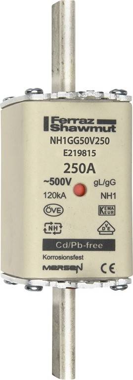 Mersen NH-Sicherungseinsatz SF NH1GG50V250