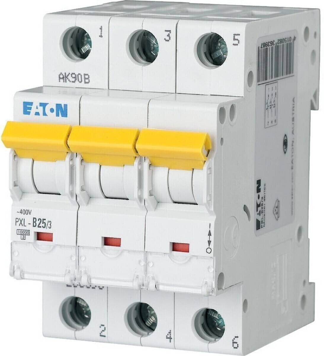 Eaton LS-Schalter m.Beschrift. PXL-B25/3