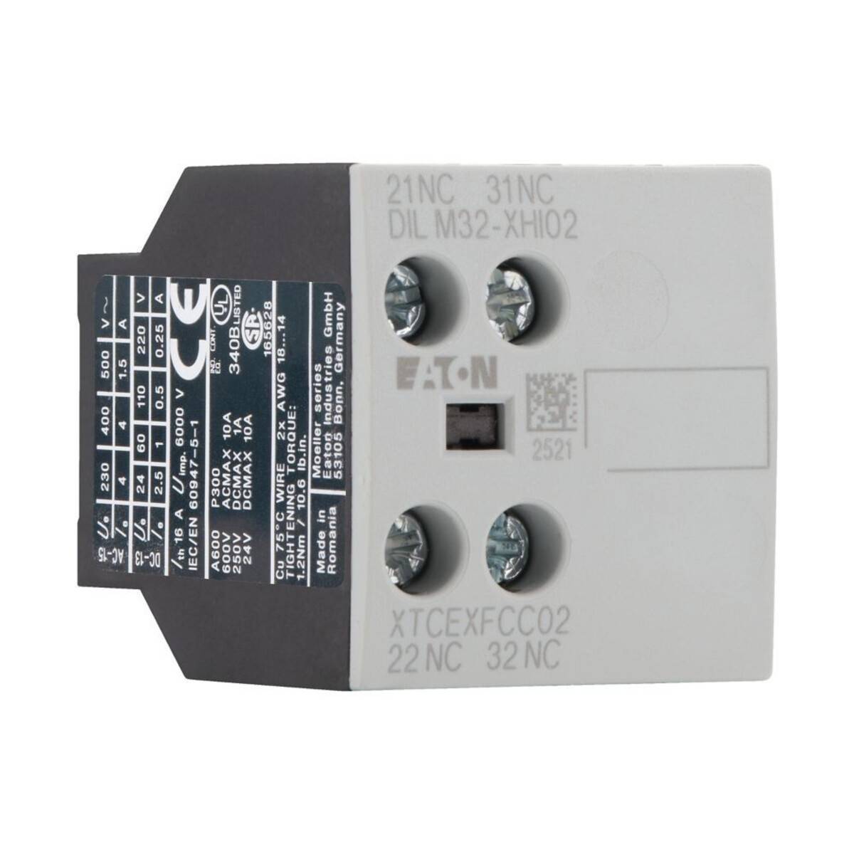 Eaton Hilfsschalterbaustein DILM32-XHI02