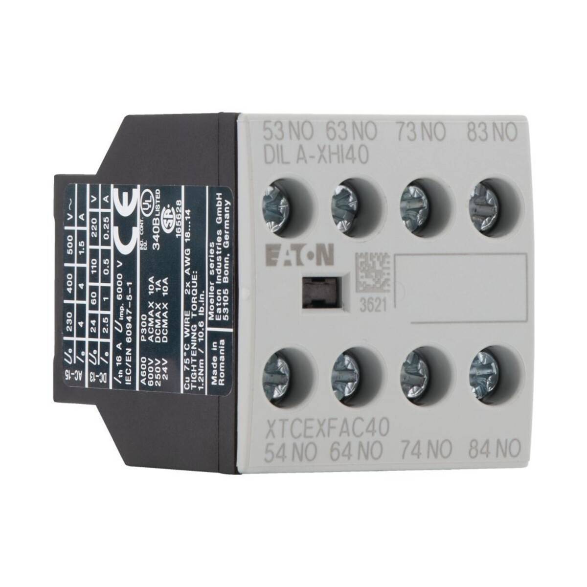 Eaton Hilfsschalterbaustein DILA-XHI40