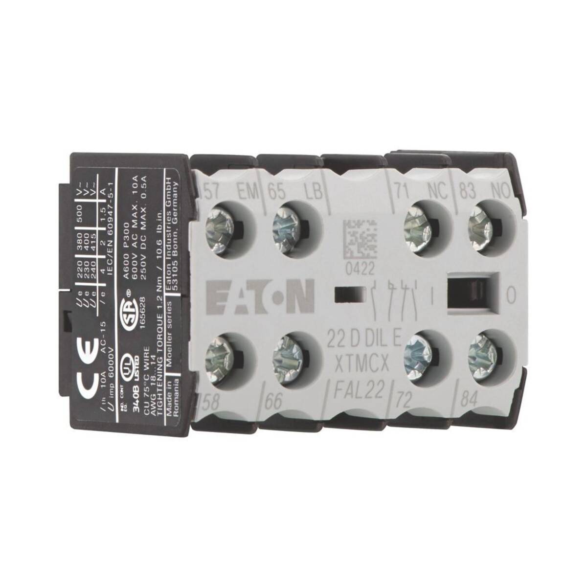 Eaton Hilfsschalterbaustein 22DDILE