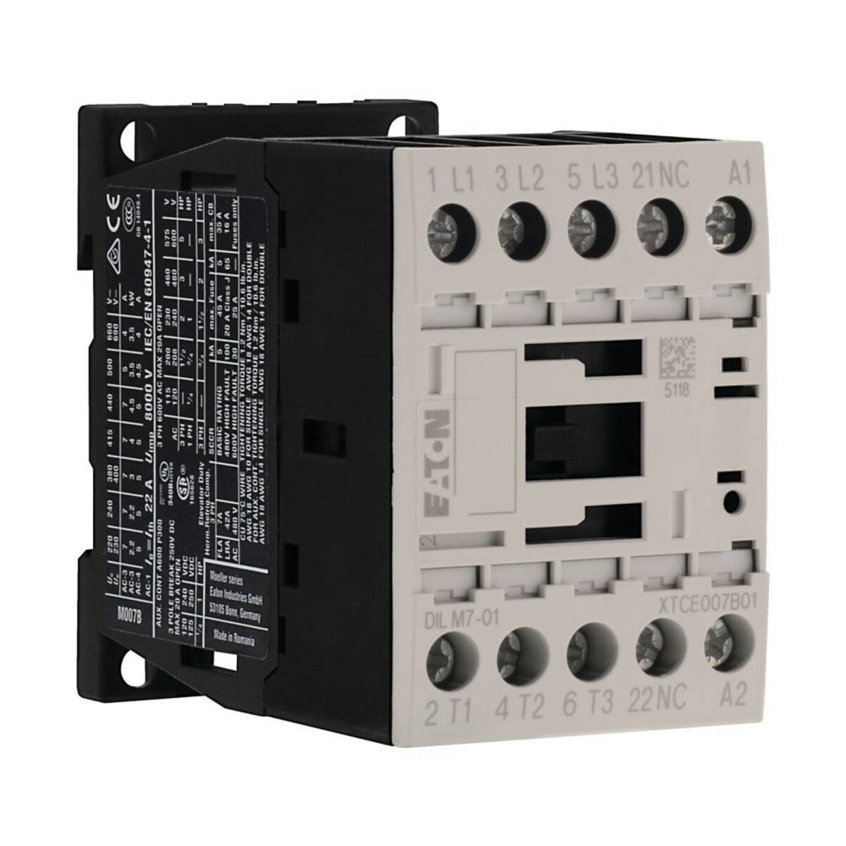 Eaton Leistungsschütz DILM7-01(24V50HZ)
