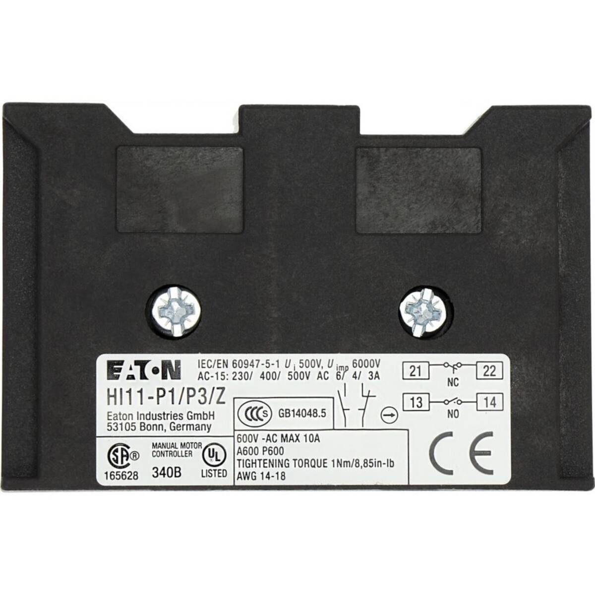 Eaton Hilfsschalter HI11-P1/P3Z