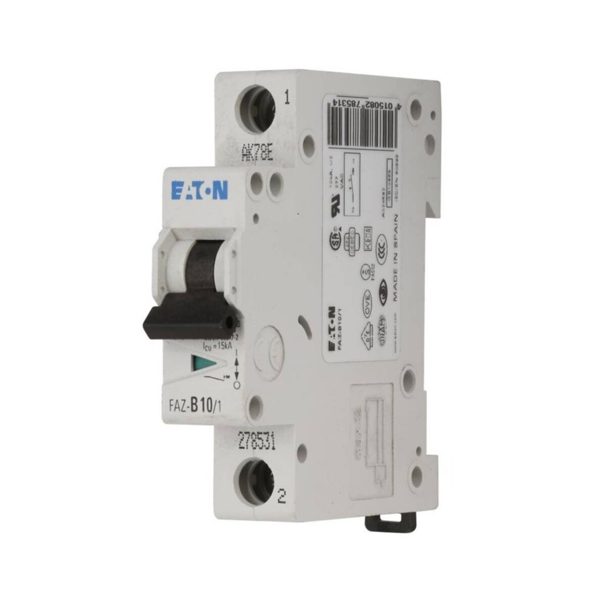 12 Stk. Eaton Leitungsschutzschalter FAZ-B20/1