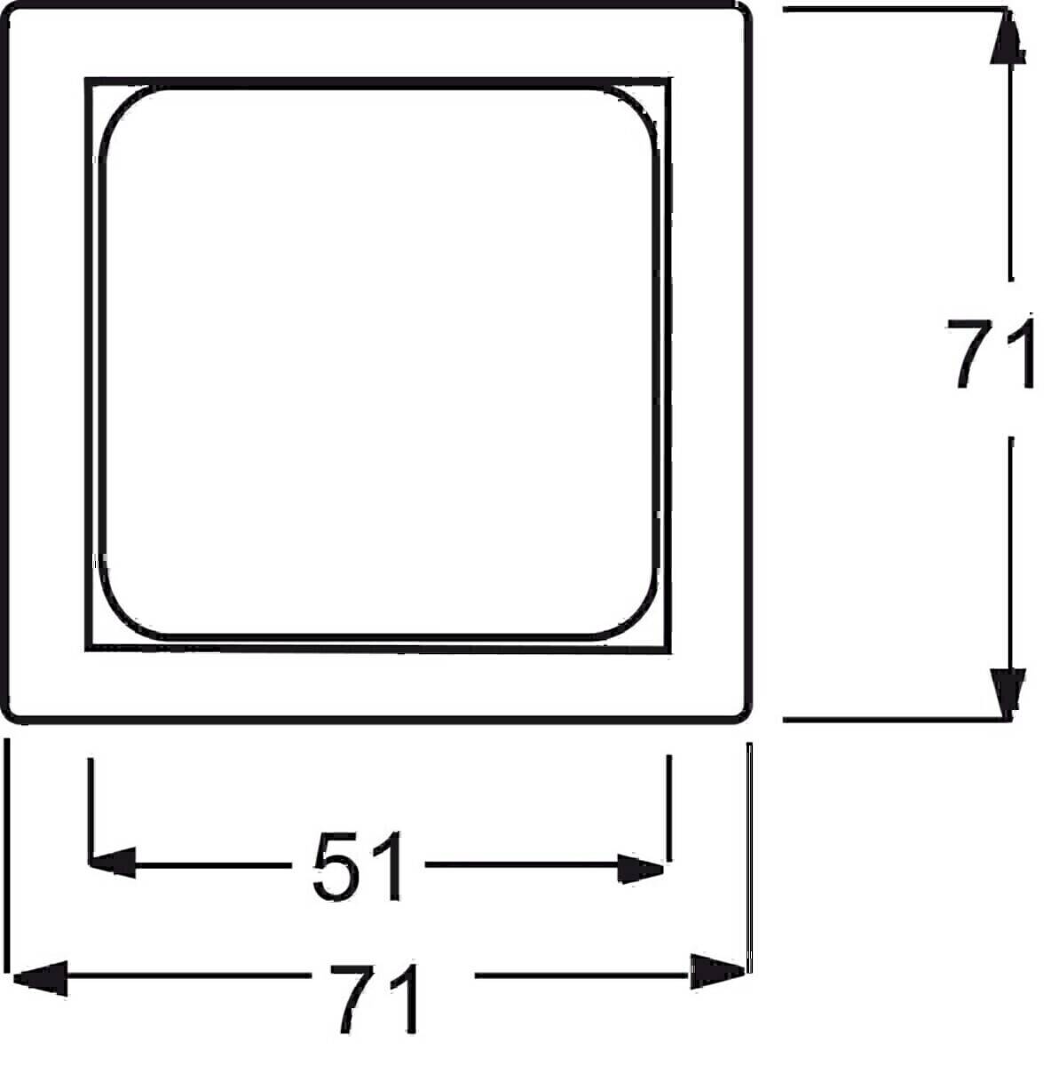 Busch-Jaeger Zentralscheibe aws 1746/10-74