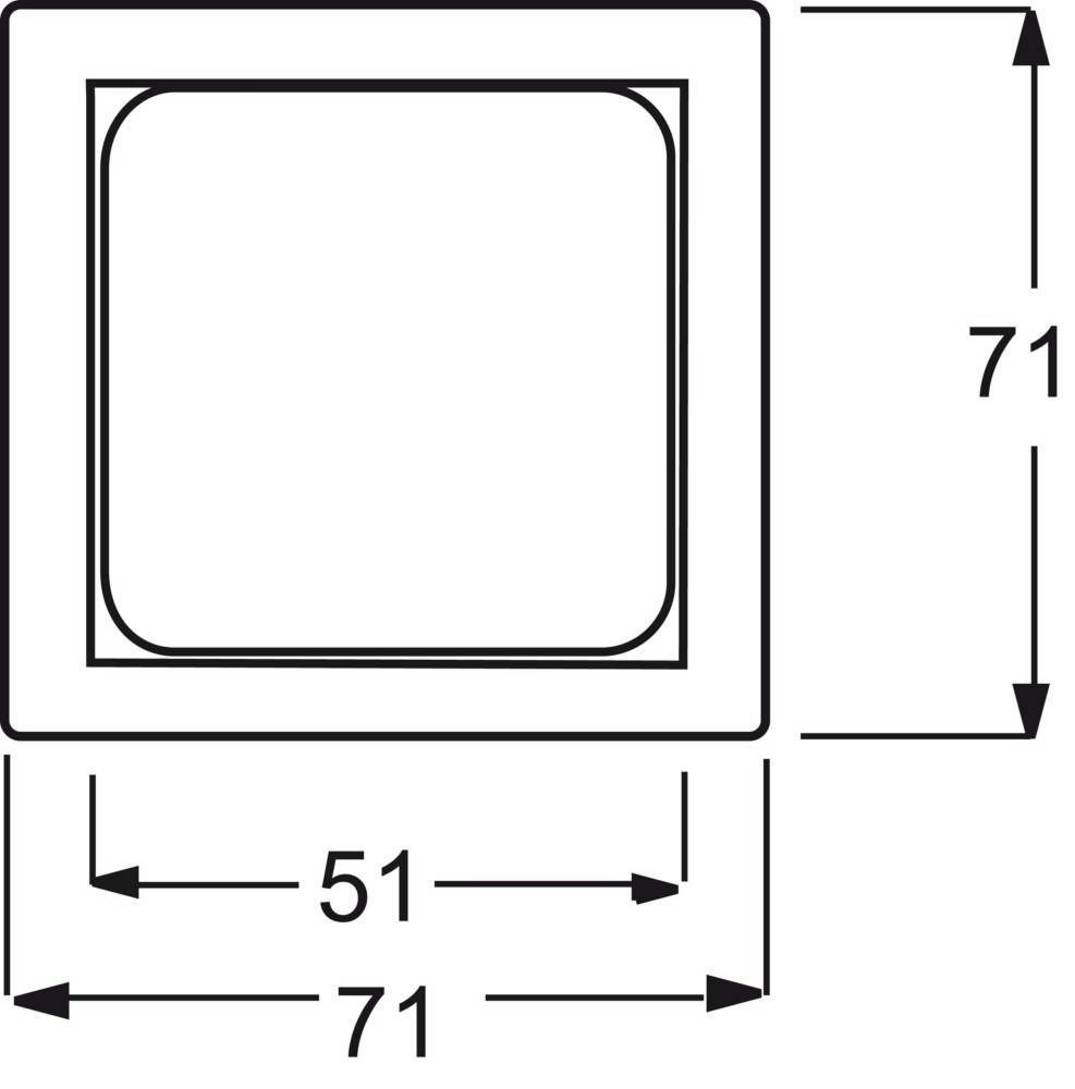 Busch-Jaeger Zentralscheibe sw mt 1746/10-775