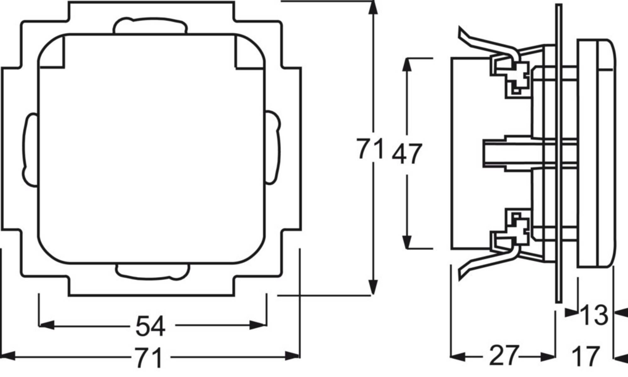 Busch-Jaeger Steckdosen-Einsatz ws 20 EUK-212