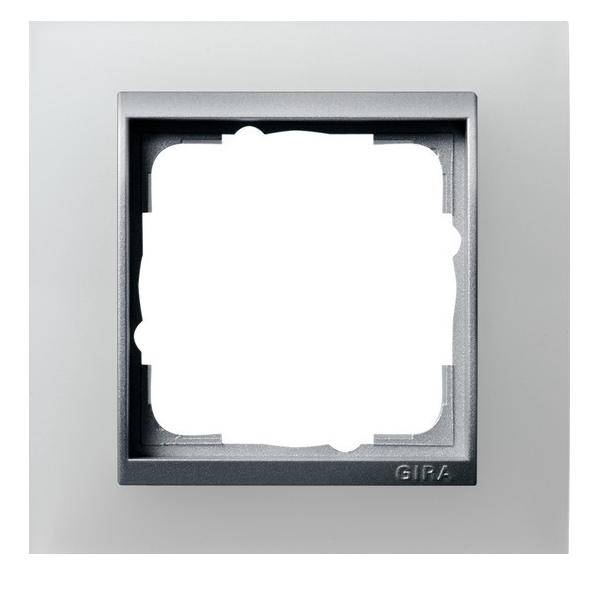 Gira Abdeckrahmen 1f.opak ws 021150