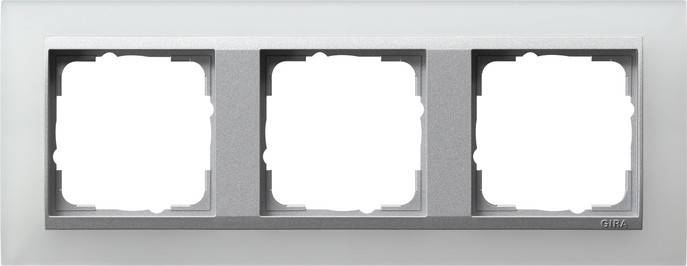 Gira Abdeckrahmen 3f.opak ws 021350