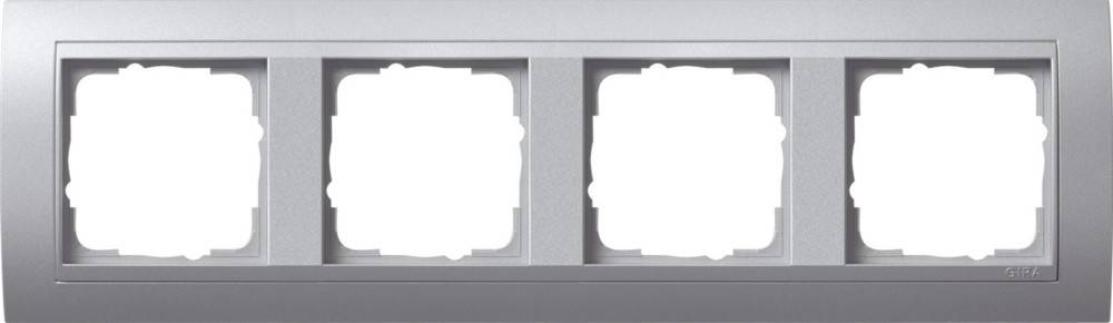 Gira Abdeckrahmen 4f.alu 021436