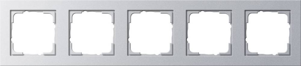 Gira Abdeckrahmen 5f.alu 021525