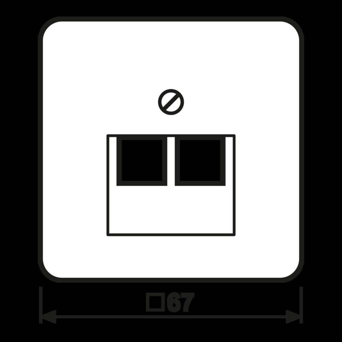 Jung Abdeckung lgr CD 569-2 UA LG