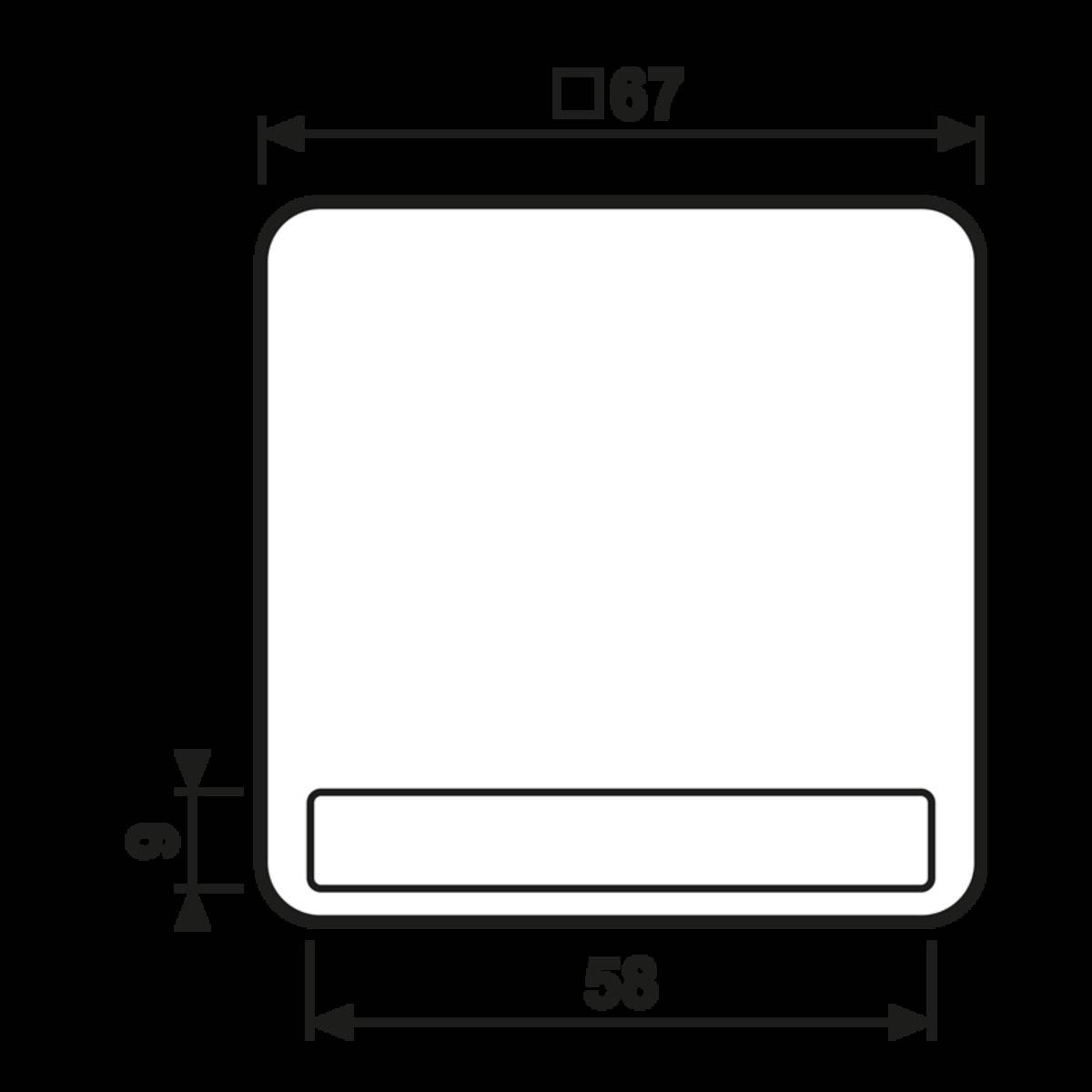 Jung Wippe Schriftfeld ws CD 590 NA