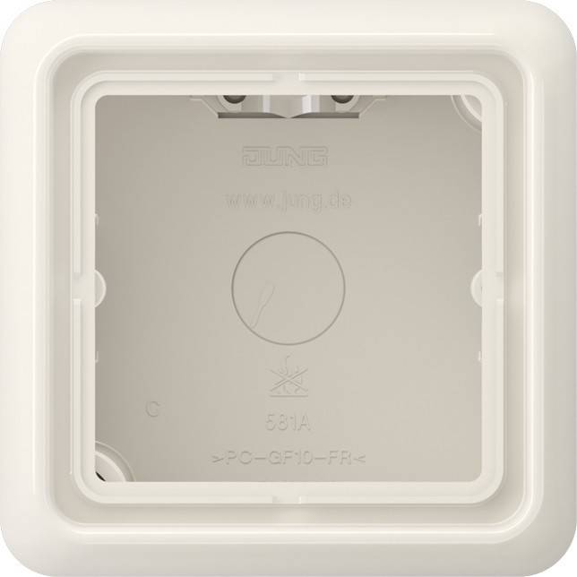 Jung AP-Kappe 1-fach ws CD 581 A W