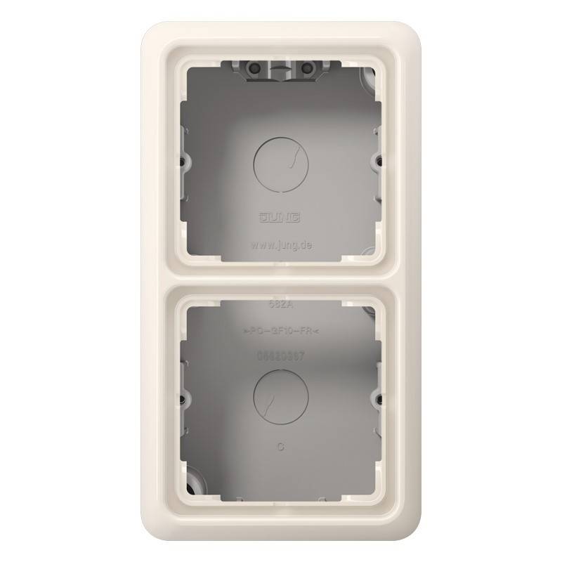 Jung AP-Kappe 2-fach ws CD 582 A W
