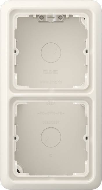 Jung AP-Kappe 2-fach ws CD 582 A W