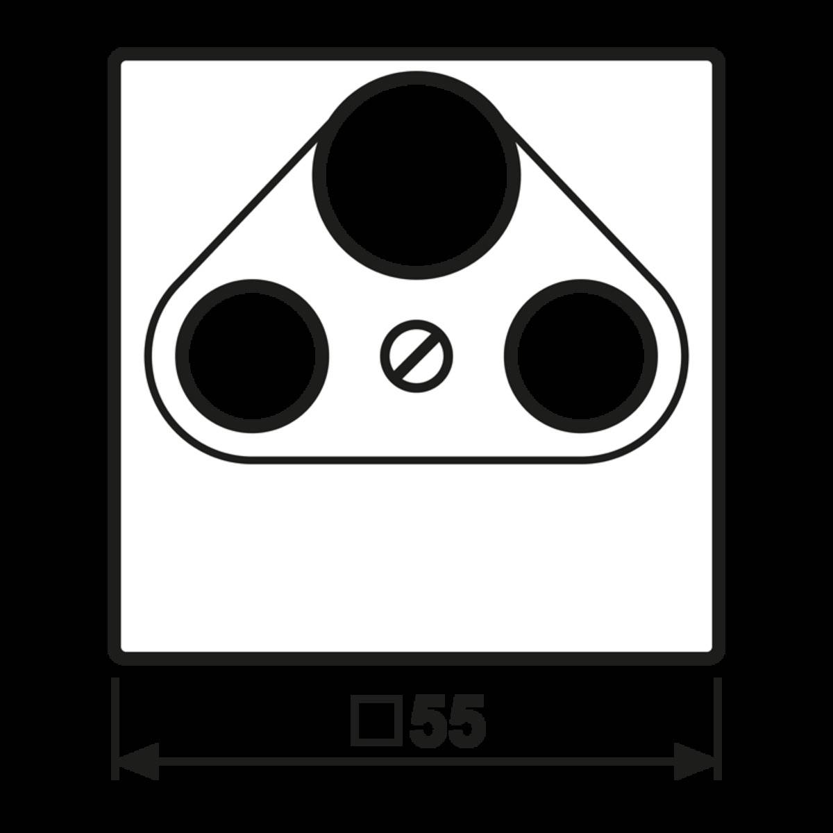 Jung Abdeckung SAT-TV-Steckd. A 561 BFPLSAT ANM