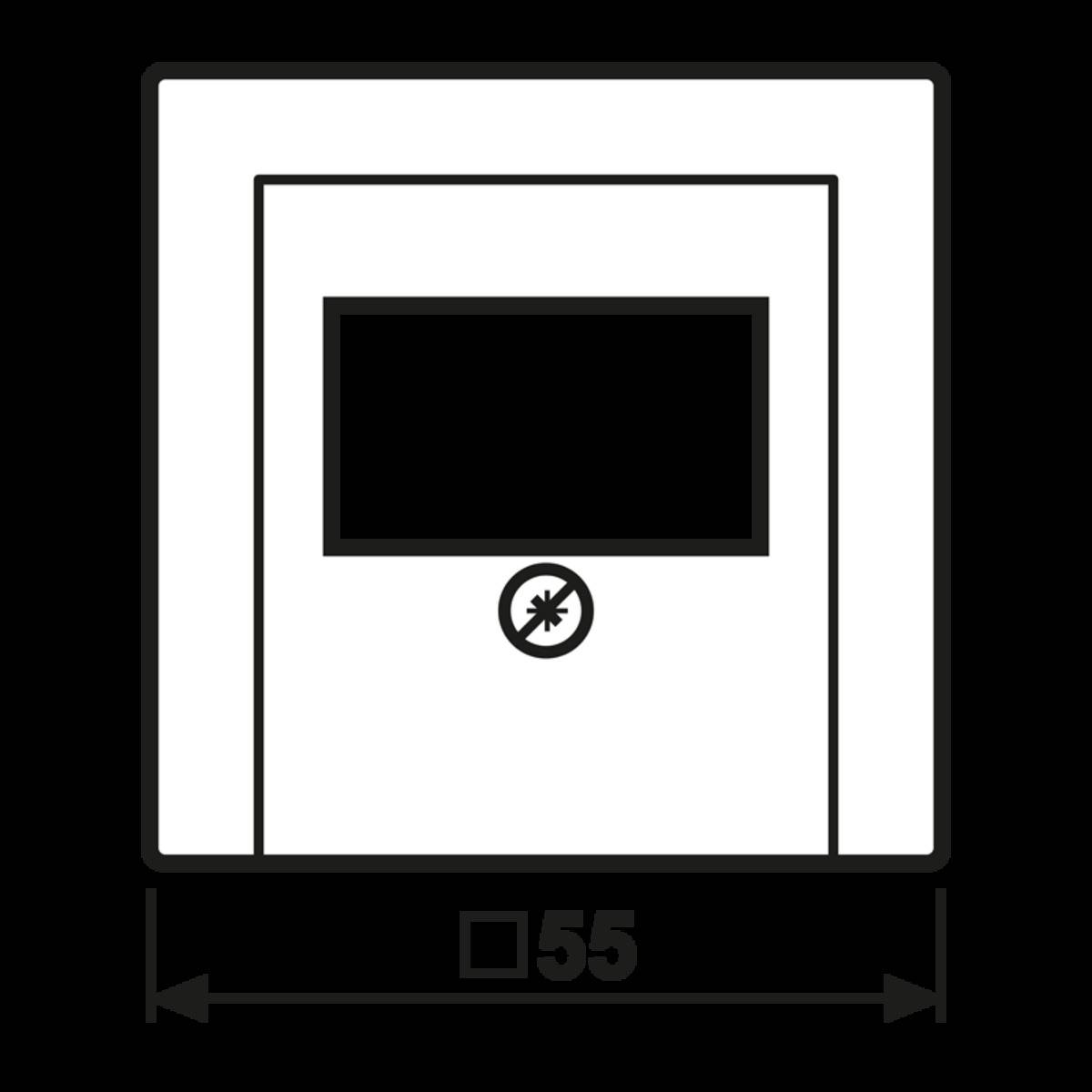 Jung Abdeckung sw A 569 PLT SW