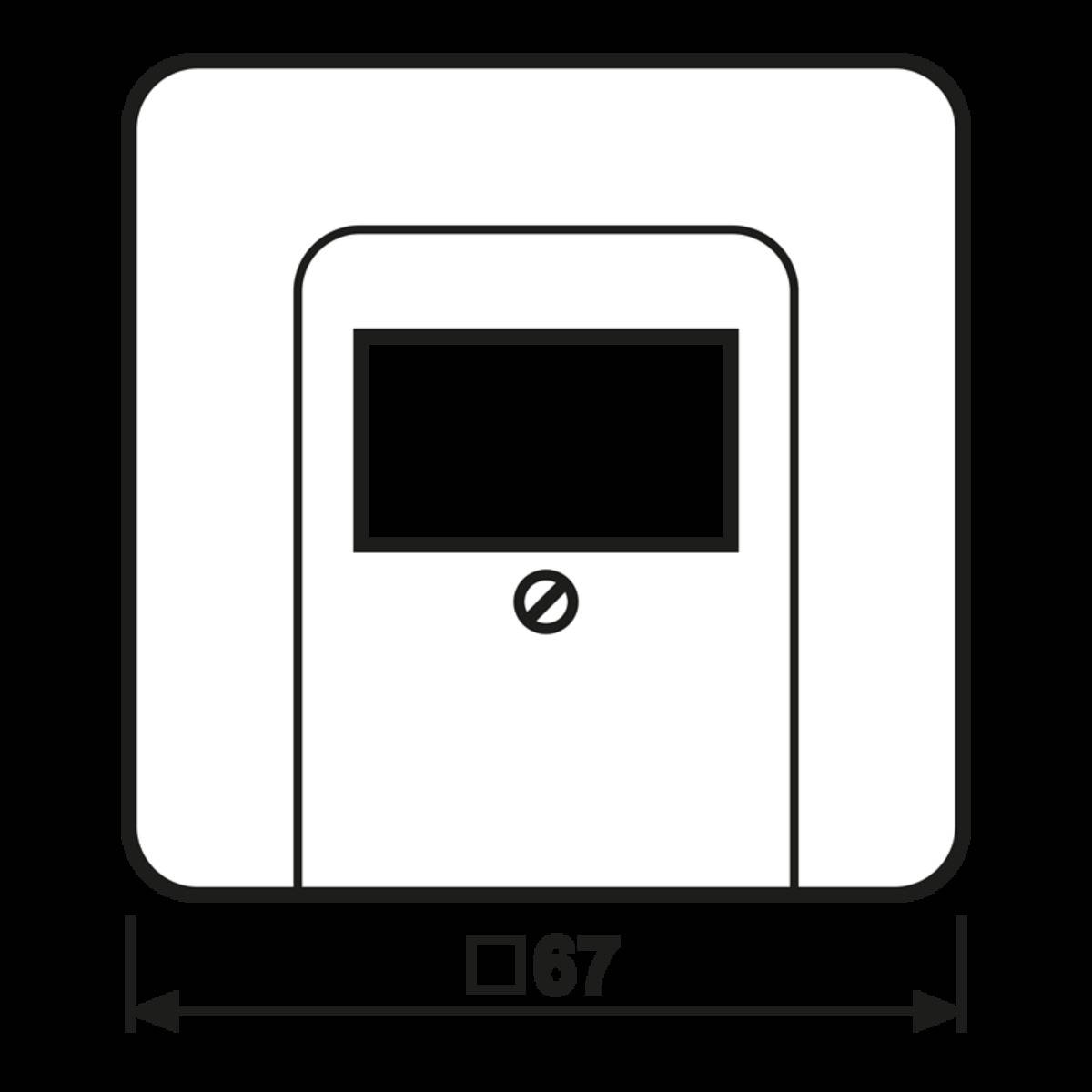 Jung Abdeckung gr CD 569 T GR