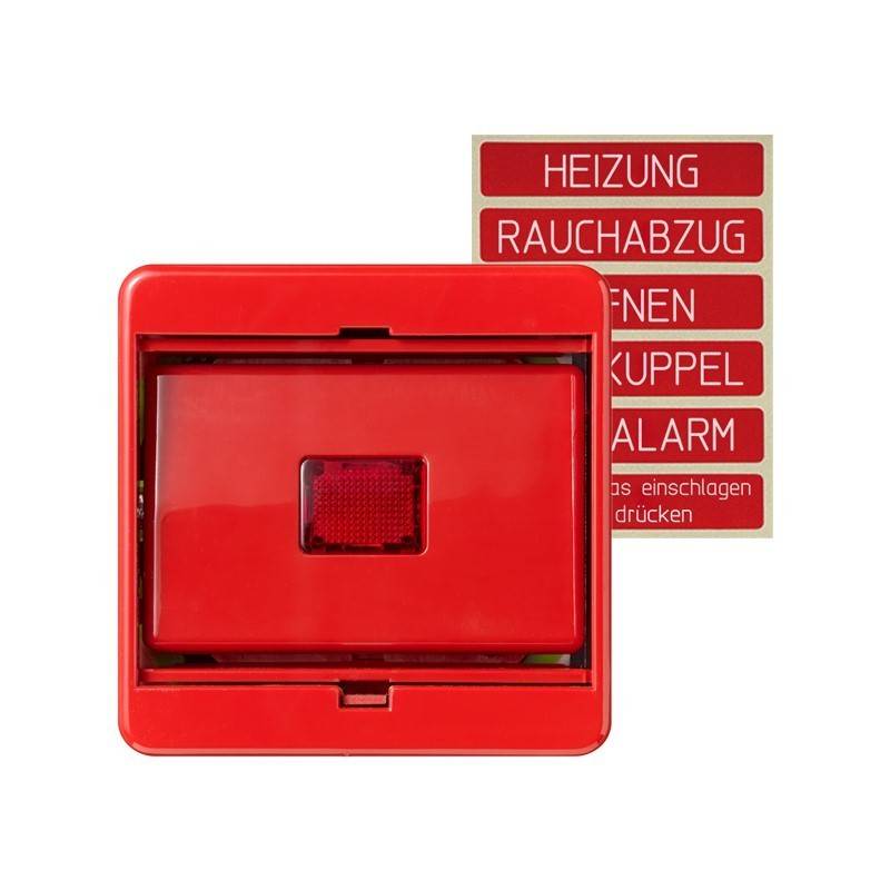 Jung Abdeckung Glasscheibe rt 561 GL RT