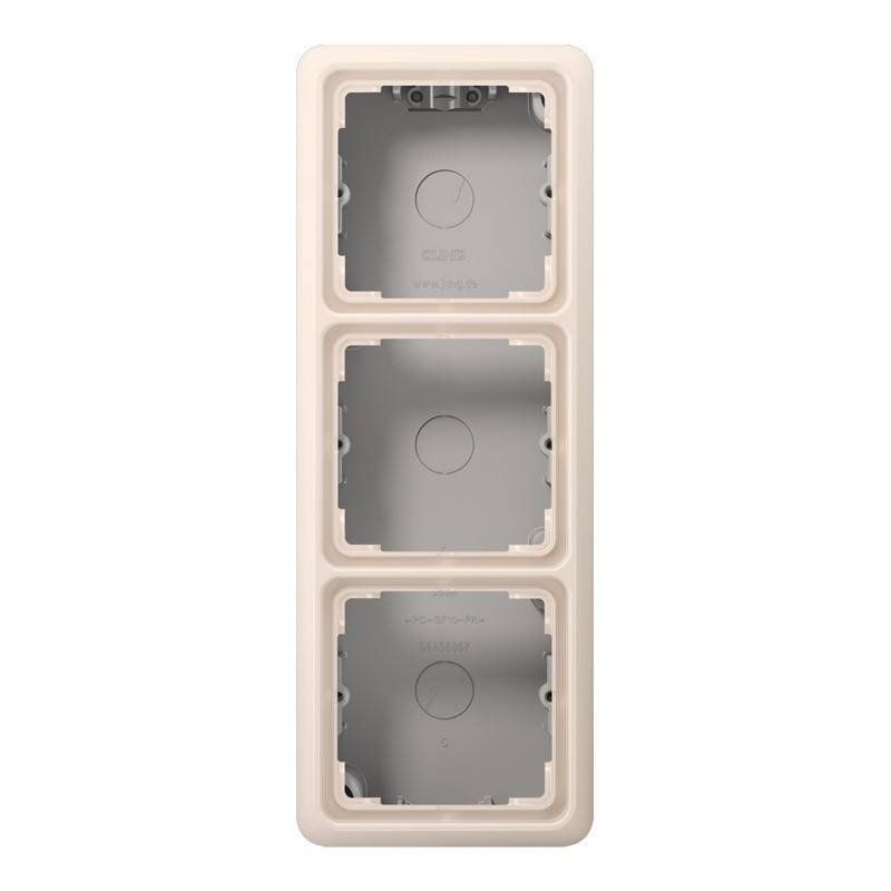 Jung AP-Kappe 3-fach ws CD 583 A W