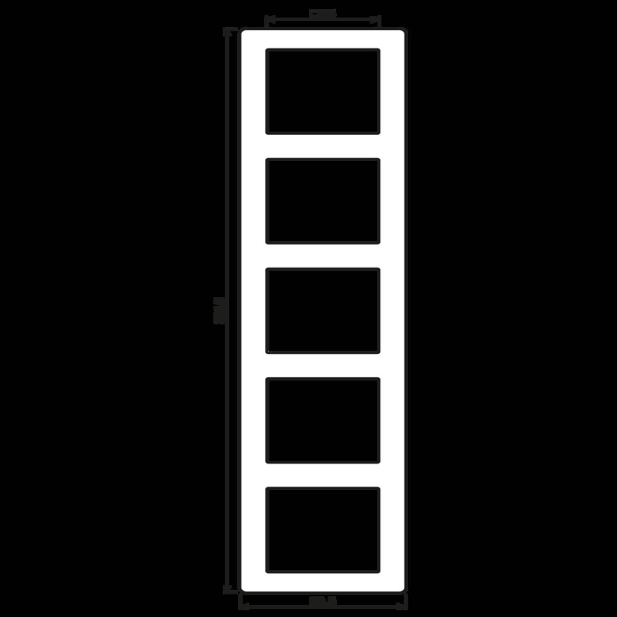 Jung Rahmen 5-fach ws AS 585