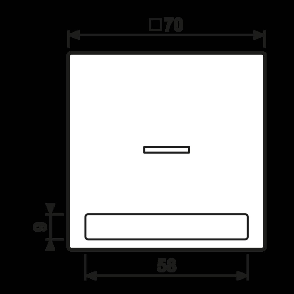 Jung Wippe Licht./Schriftf.aws LS 990 NAKO5 WW