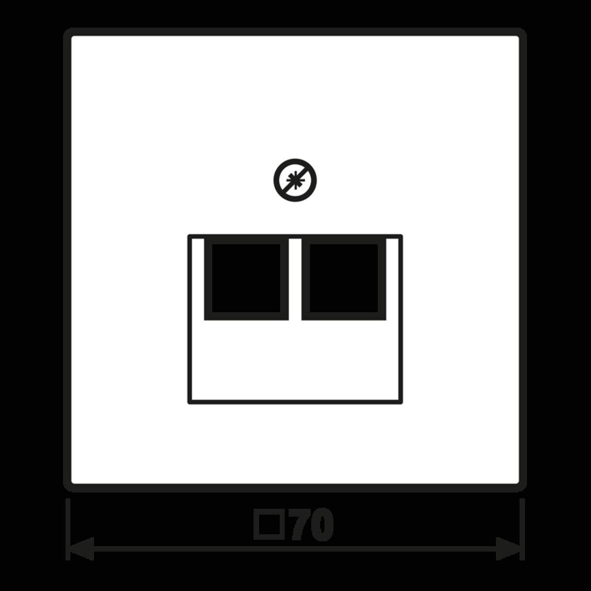 Jung Abdeckung anth AL 2969-2 UA AN